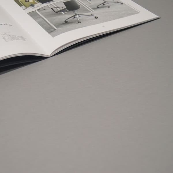 Fällbart terrassbord i Compact HPL, grå metalldekor 70 x 70