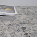 Miniatyrbild 3 av 4: Hopfällbart terrassbord i Compact HPL cepp stendekor 70 x 70