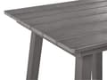 Miniatyrbillede 6 af 9: Havebord Mørkegrå lyst træ 140 x 70 cm Cementbordplade Ben i akacietræ Klassisk design Spisebord Havemøbler