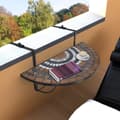 Miniatyrbild 1 av 2: Hängande balkongbord terrakotta och vit mosaik