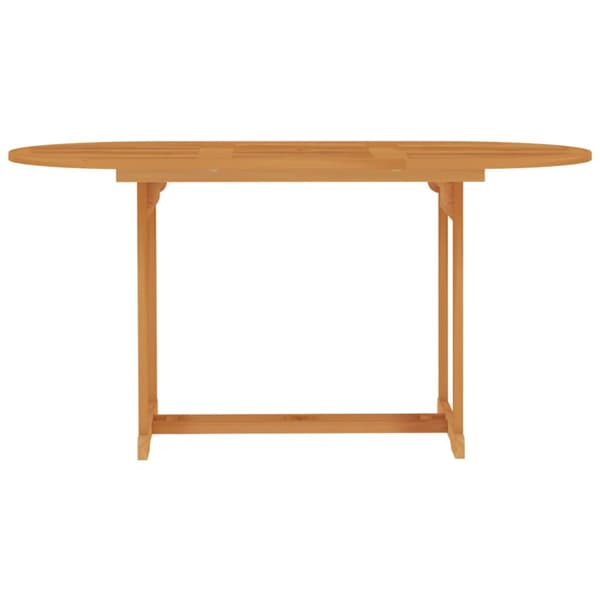 Trädgårdsbord 150x90x75 cm massiv teak