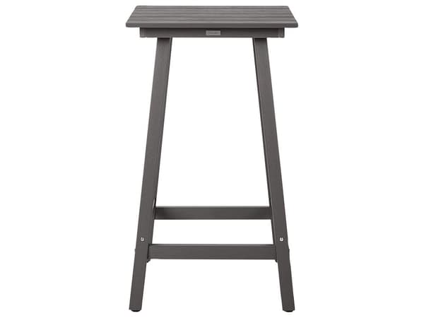 Hage Barbord Mørkegrå Syntetisk Materiale 59 x 59 cm Industriell Tradisjonell Utendørs Hage for Uteplass