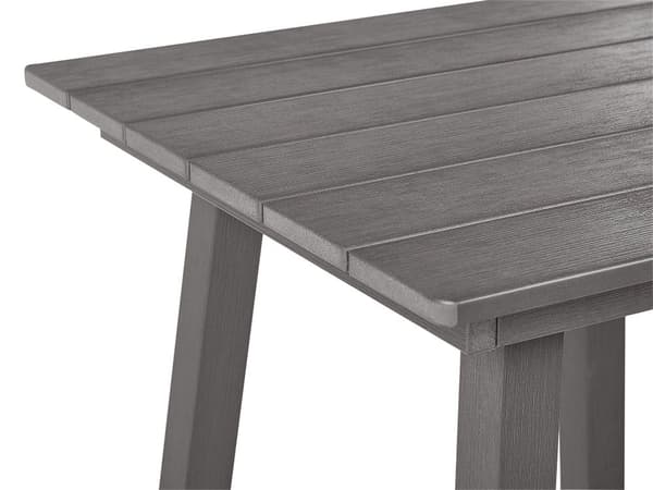 Hage Barbord Mørkegrå Syntetisk Materiale 59 x 59 cm Industriell Tradisjonell Utendørs Hage for Uteplass
