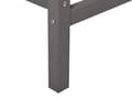 Miniatyrbilde 7 av 9: Hage Barbord Mørkegrå Syntetisk Materiale 59 x 59 cm Industriell Tradisjonell Utendørs Hage for Uteplass