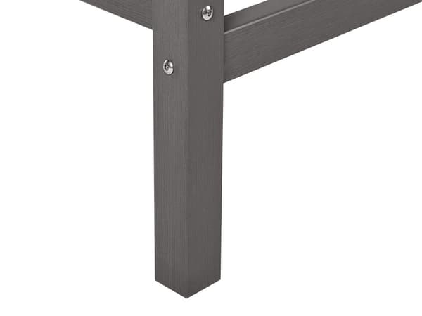 Hage Barbord Mørkegrå Syntetisk Materiale 59 x 59 cm Industriell Tradisjonell Utendørs Hage for Uteplass