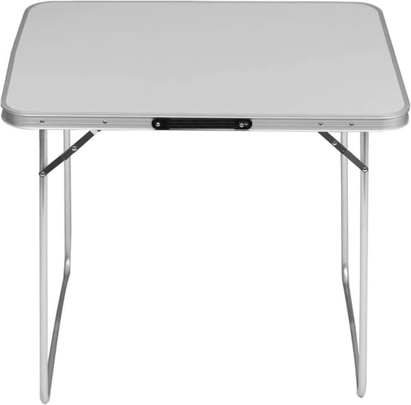 Rootz Bärbart campingbord i aluminium - Fällbart utomhusbord - Kompakt hopfällbart bord - Lätt - 60 cm x 70 cm x 80 cm