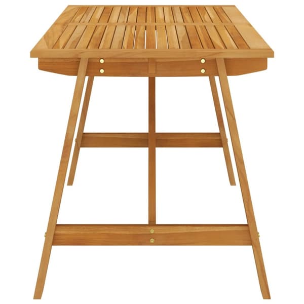 Matbord för trädgården 140x70x73,5 cm massiv akacia