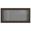 Miniatyrbilde 9 av 11: vidaXL Hagebord med glassplate brun 58x27,5x55 cm polyrotting