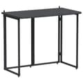 Miniatyrbillede 3 af 11: vidaXL foldbart havebord 90x51x75 cm polyrattan sort