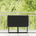 Miniatyrbillede 4 af 11: vidaXL foldbart havebord 90x51x75 cm polyrattan sort