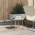 Miniatyrbillede 3 af 9: vidaXL havesofabord 40x40x37 cm firkantet polyrattan beige