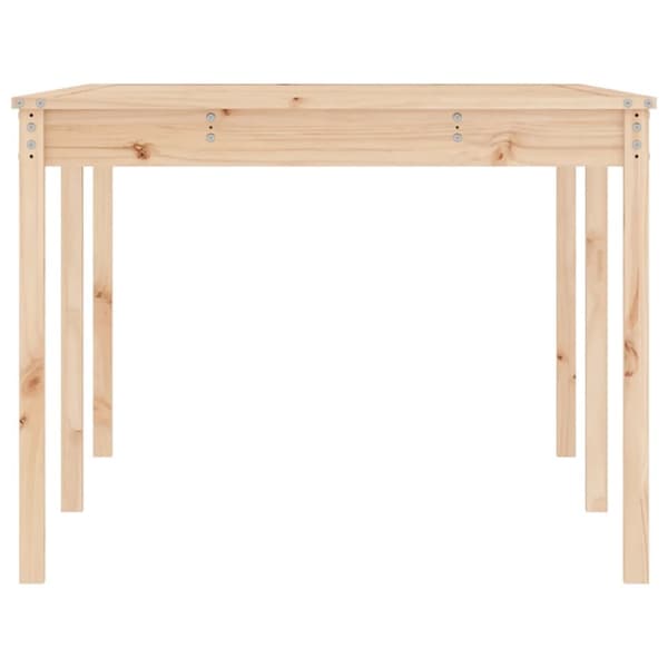 Trädgårdsbord 203,5x100x76 cm massiv furu