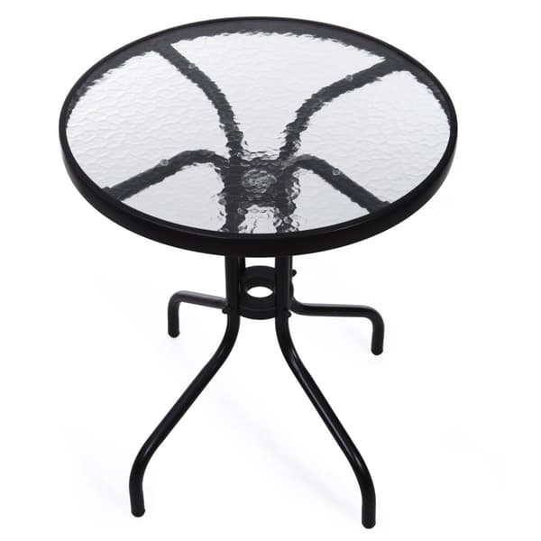 ModernHome Kompakti Lasiparveketabletti - Tyylikäs, Säänkestävä, Helppo Puhdistaa - 60cm
