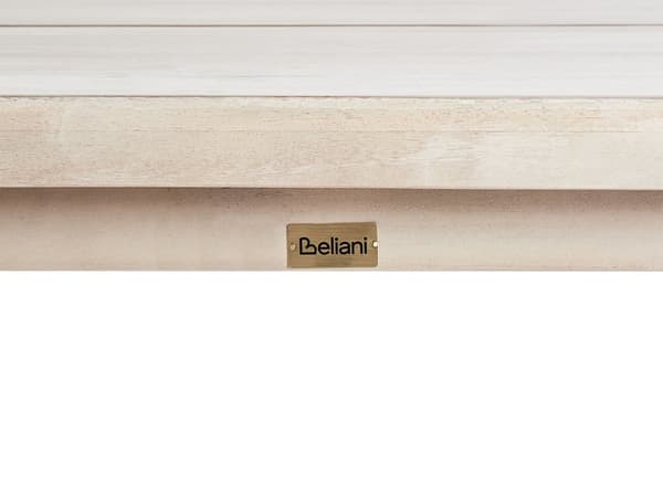 Utendørs spisebord Lyst akasietre 230 x 100 cm 6 personer Rektangulær form Rustikk stil Hagebord