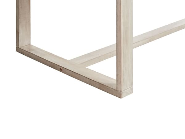 Utendørs spisebord Lyst akasietre 230 x 100 cm 6 personer Rektangulær form Rustikk stil Hagebord