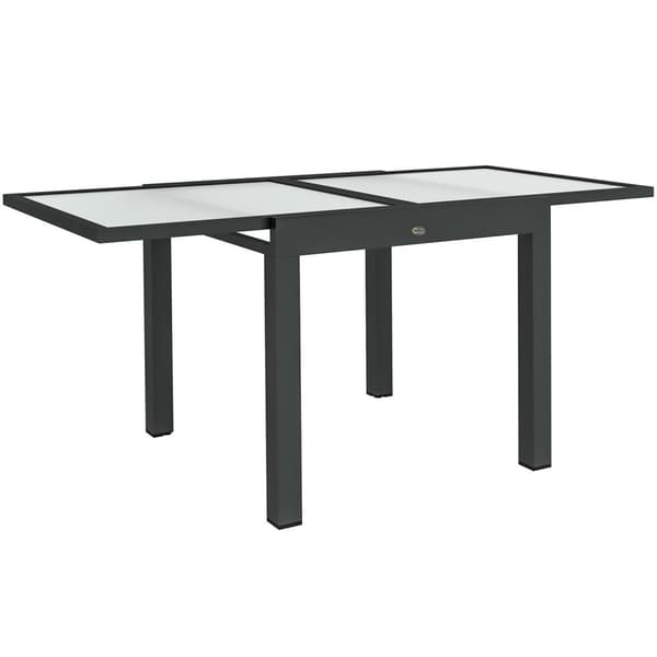 Rootz laajennettava puutarhapöytä - ruokapöytä - ulkopöytä - tilaa säästävä muotoilu - 160 x 80 x 75 cm