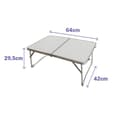 Miniatyrbild 4 av 4: Utefällbart bord | Fällbart campingbord | Utomhus trädgårdsbord | Piable Tabell | Campingbord - Marbueno
