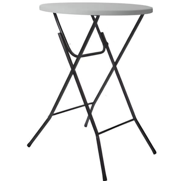Fällbord - PEREL - ø 80 cm - Grå - Stål - Trädgård