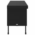 Miniatyrbillede 6 af 11: vidaXL opbevaringsboks med hjul 160x55x75 cm polyrattan sort