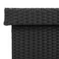 Miniatyrbillede 11 af 11: vidaXL opbevaringsboks med hjul 160x55x75 cm polyrattan sort