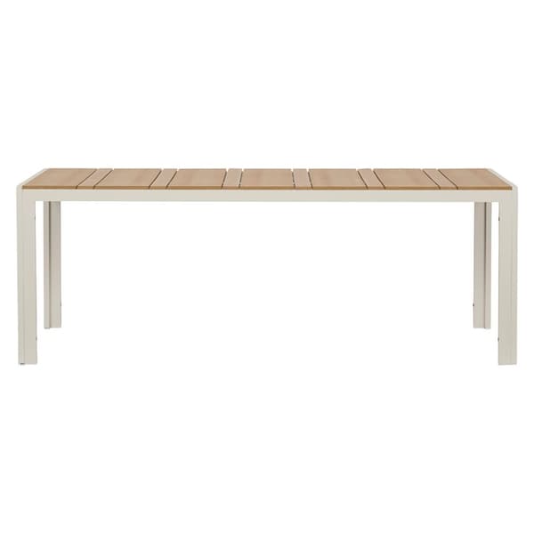 Noah hagebord grå, teak dekor.