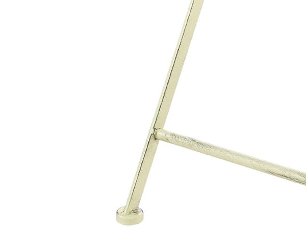 Have Bistro Bar Bord Lysegrønt Jern Sammenfoldelig Mønstret Metal Rund 70 cm til 2 Udendørs UV-Rustbestandig Fransk Retro Stil
