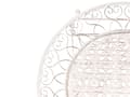 Miniatyrbillede 8 af 9: Have Bar Bord Beige Metal Rund Shabby Chic franske havemøbler jern