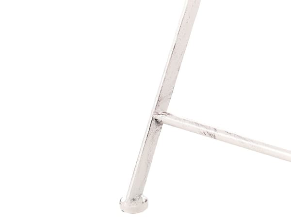 Have Bar Bord Beige Metal Rund Shabby Chic franske havemøbler jern