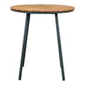 Pikkukuva 3 / 5: Rootz Cleveland Café -pöytä - Ulko -ruokapöytä - Teak Wood Pöytä - maalaismainen viehätys - Ø70cm x 74cm - ihanteellinen terassille ja parvekkeelle