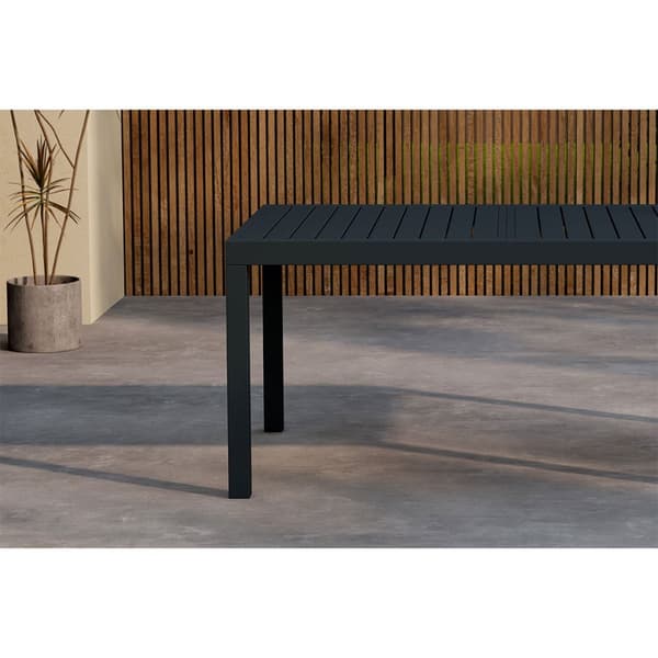 Capo havebord med udtræk 160/240 cm sort.