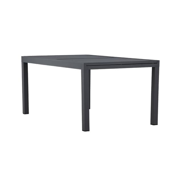 Capo havebord med udtræk 160/240 cm sort.