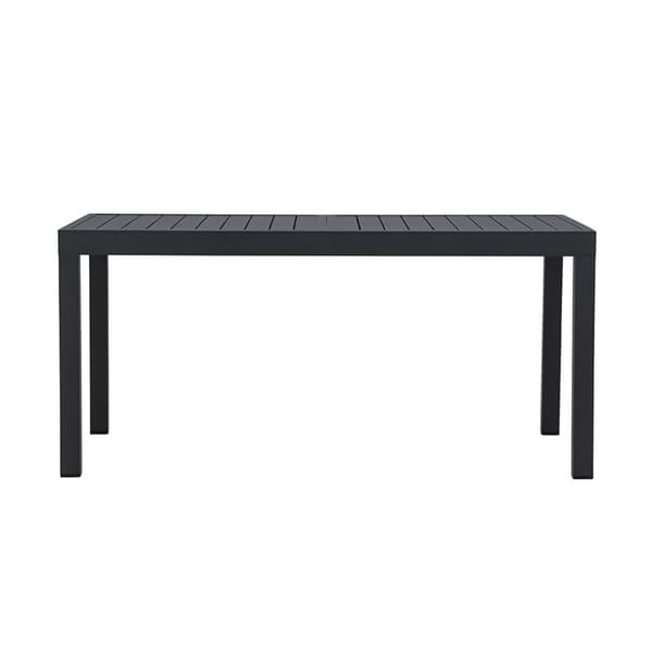 Capo havebord med udtræk 160/240 cm sort.