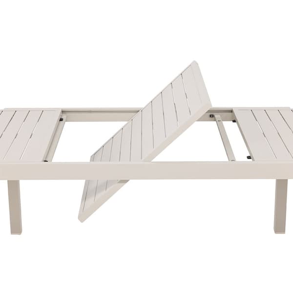 Capo hagebord med uttrekk 160/240 cm beige.