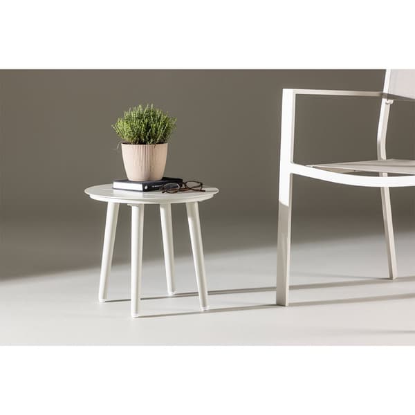 Lina sofabord Ø40cm beige.