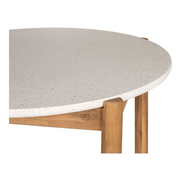 Terracina hagebord Ø120 cm natur, hvit.