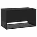 Miniatyrbillede 3 af 11: vidaXL udendørs hyndeboks 100x55x55,5 cm polyrattan sort