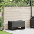 Miniatyrbillede 2 af 11: vidaXL udendørs hyndeboks 100x55x55,5 cm polyrattan sort