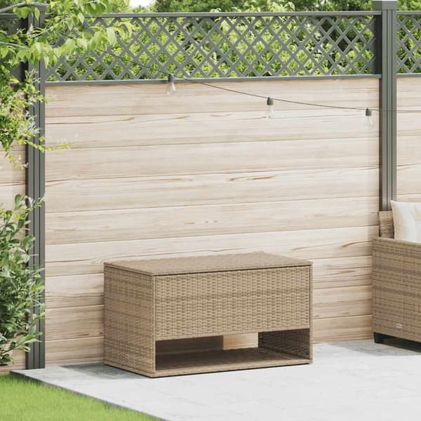 vidaXL tyynyrasia ulkokäyttöön beige 100x55x55,5 cm polyrottinki