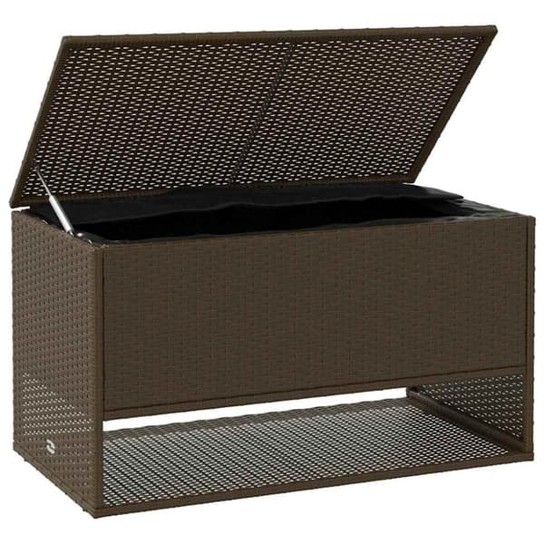 vidaXL Uteputeboks brun 100x55x55,5 cm polyrotting