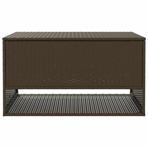 vidaXL Uteputeboks brun 100x55x55,5 cm polyrotting