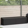 Miniatyrbillede 2 af 11: vidaXL opbevaringsboks til haven 220x50x58 cm polyrattan sort