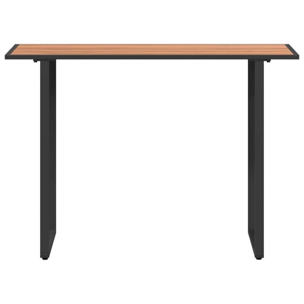 vidaXL Hagebord Brunt 100x55x70 cm DPC og Stål