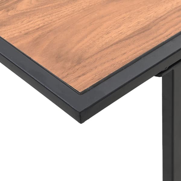 vidaXL Brun Solidt træ, metal Medium Holdbart Terrassebord