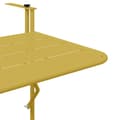 Miniatyrbillede 9 af 11: vidaXL Altan Bord Guld Metal Medium Justerbare Armlæn