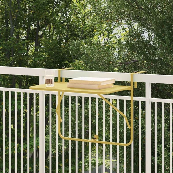vidaXL Altan Bord Guld Metal Medium Justerbare Armlæn
