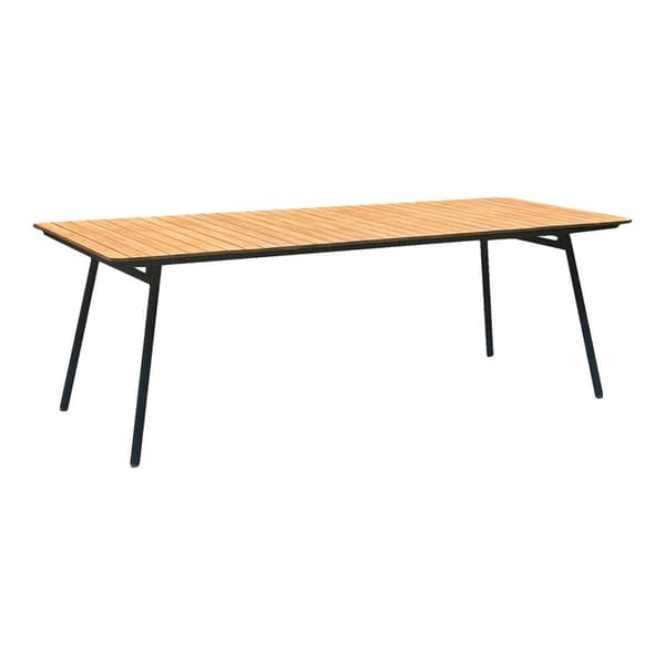Cleveland hagebord teak, svart.