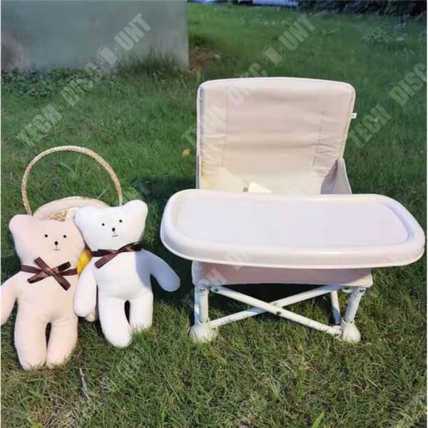 TD® Baby Matstol Bekväm hopfällbar Baby Inlärningsstol Babysits Picknickstol