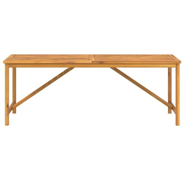 Trädgårdsbord 200x90x74 cm massivt akaciaträ