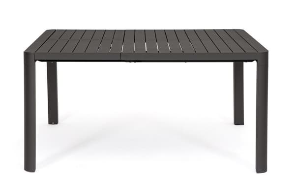 BOLZANO Udtrækkeligt havebord Kastello 149x97/149cm antracit