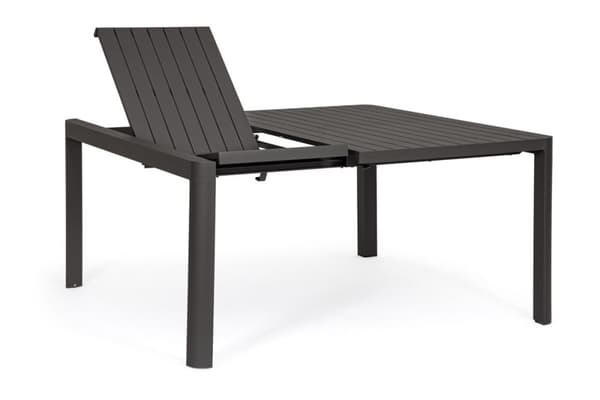 BOLZANO Udtrækkeligt havebord Kastello 149x97/149cm antracit